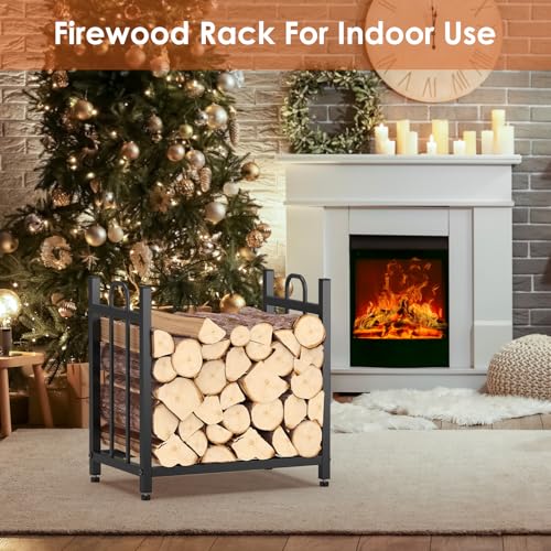 Firewood Rack, Firewood Holder With Carrier Bag - Image 5