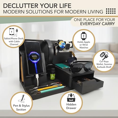 Nightstand Organizer for Men - Night Stand, Bedside | All Products - Image 4