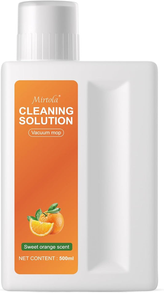 Sweet Orange Scent Floor Cleaning Solution Compatible with Dreame Cleaning Solution, Floor Cleaner for Hardwood Tile Hardfloor, Compatible Robot Vacuums with Mopping and Wet Dry Vacuum (1 bottle)