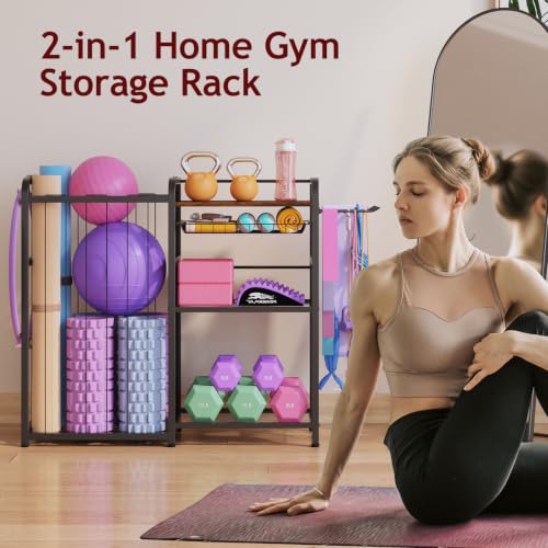 Garage Sports Equipment Organizer, Ball Storage for Gear and Toys - Image 7