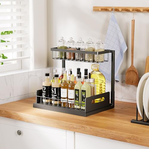 Under Sink Organizer and Storage 2 Pack, Slide Out Cabinet - Image 6