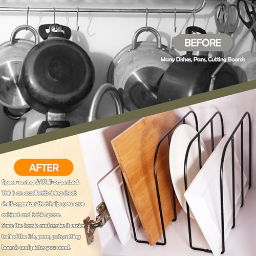 WANGDEFA 2 Pack Base Cabinet Tray Dividers 11.8 * 9 * 3inch - Image 5