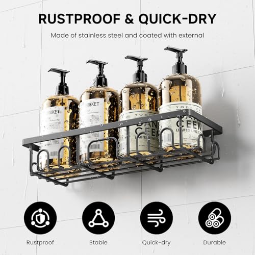 Shower Caddy, 3 Pack Shower Shelves for Inside Bathr | All Products - Image 4