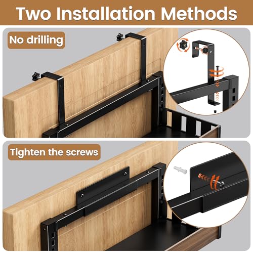 8 Tier Over The Door Pantry Organizer, 2 IN 1 Wall Mount - Image 5