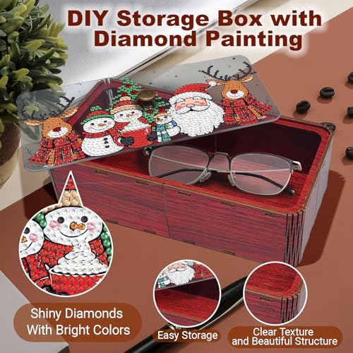 Diamond Art Painting Storage Box Kit, DIY Rectangular - Image 5