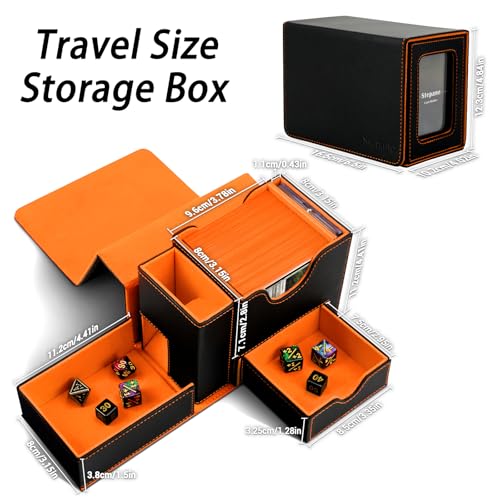 MTG Deck Box for Commander Display with Dice Tower, Fits - Image 3