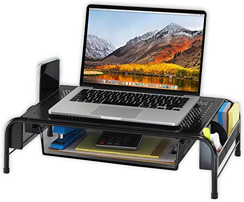 Simple Houseware Metal Desk Monitor Stand Riser w/ Organizer - Image 5