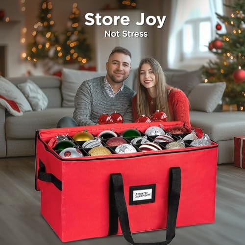 Christmas Ornament Storage Container,Box Stores Up to 54 - Image 5