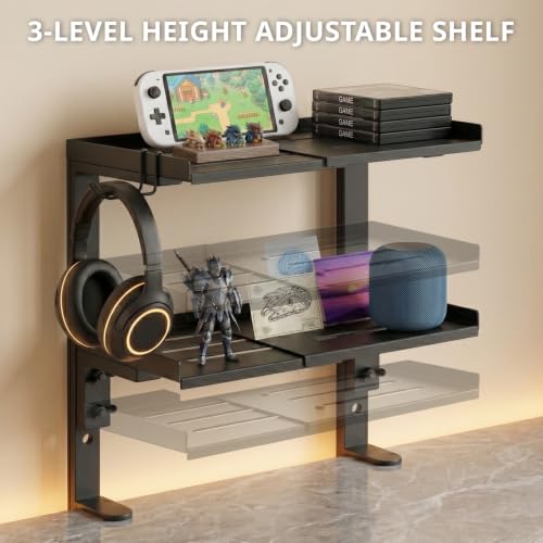 Expandable Clamp on Desk Shelf, Desktop Organizer | Home Organization - Image 7