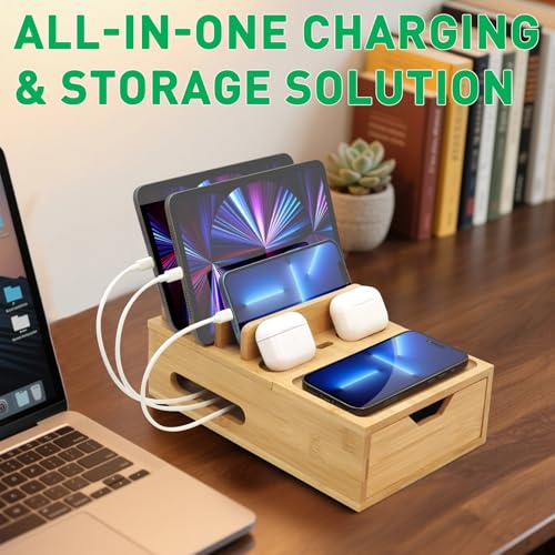 Bamboo Charging Station for Multiple Devices, Deskto | All Products - Image 7