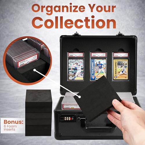 Graded Card Case – PSA Display Lid, 3 Row Card Storage Box - Image 6