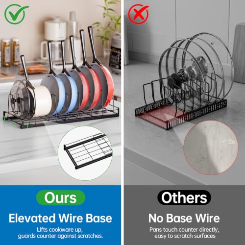 Expandable Food Container Lid Organizer with 9 Adjus | All Products - Image 6