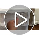 Hanyi 42 QT 3-Tier Stackable Storage Bins with Lids, Clear Doors - Image 8