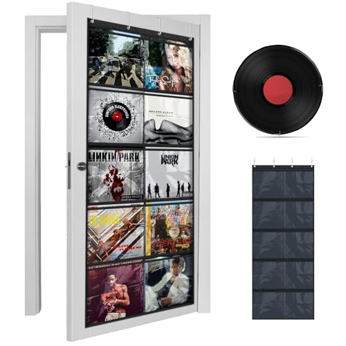 Portable Vinyl Record Frame, 12-inch Vinyl Door Hanging - Image 2