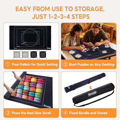 Jigsaw Puzzle Mat Roll Up, Portable Puzzle Board Keeper - Image 7