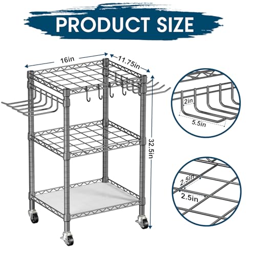 T1 Garden Tool Organizer（with Lockable Wheels） Heavy Duty - Image 3