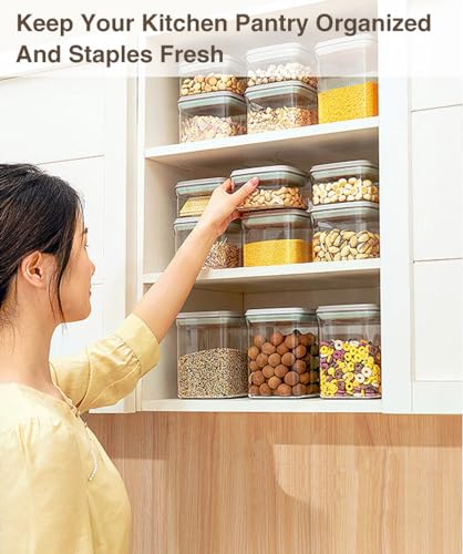 Pop Airtight Food Storage Containers Set with Lids, 6 Pcs - Image 4