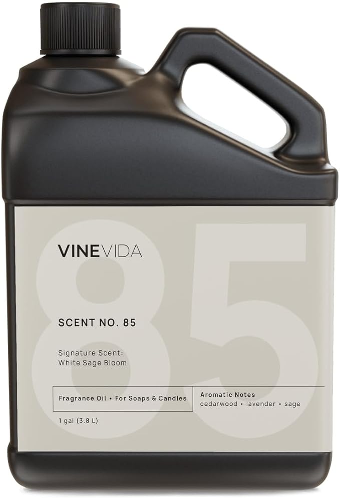 VINEVIDA 128oz Scent No.85 Fragrance Oil for Candle & Soap Making - Natural Candle Scents Made in USA