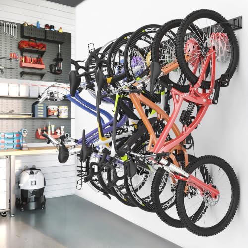 Bike Storage Rack, Wall Mount Bicycle Rack Vertical Bike Hanger - Image 3