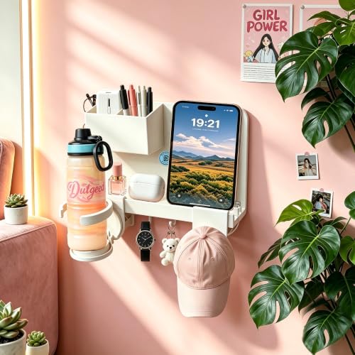 Floating Shelves for Bedside Shelf, Stick On No Drill Wall Shelf - Image 5