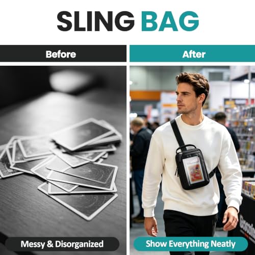 Crossbody Sling Bag Compatible with Graded Cards and TCG - Image 4