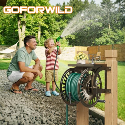 Wall Mount Garden Hose Reel, Holds 200-Feet of 5/8-Inch Hose - Image 3