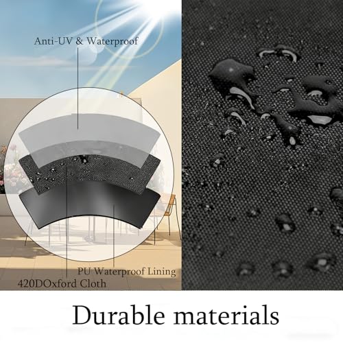68" Waterproof Outdoor Cushion Storage Bag,Large Patio - Image 7