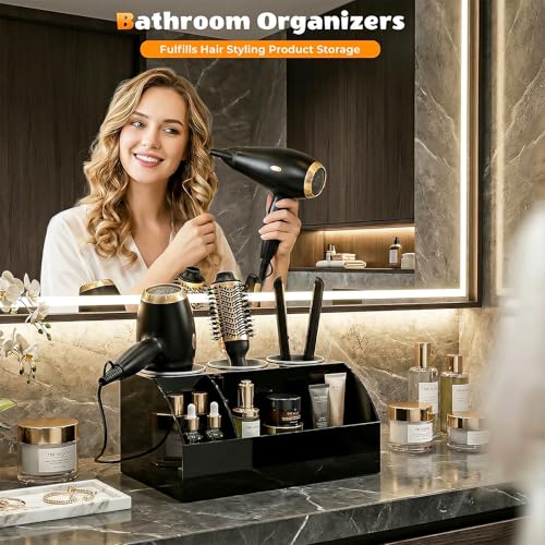 Hair Tool Organizer Countertop, Bathroom Vanity Organizers - Image 3
