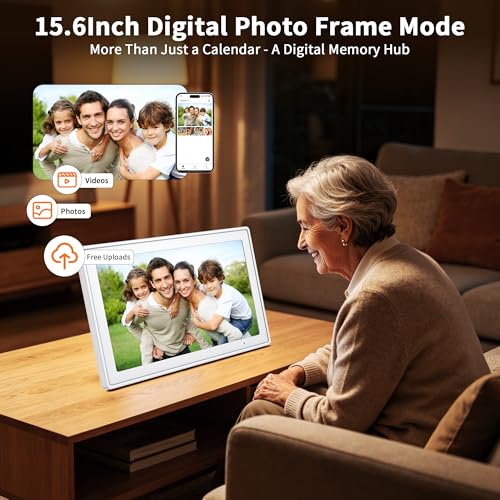 Digital Calendar 15.6 Inch, Smart Touchscreen Wall Calendar - Image 6