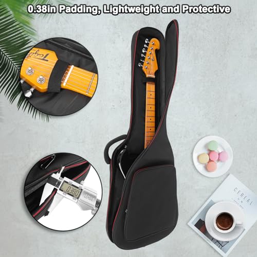 MUZNOTE Electric Guitar Case, Electric Guitar Bag Padded - Image 7