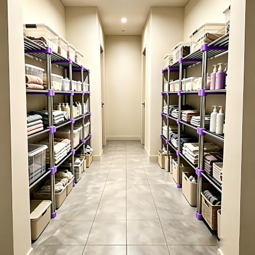 BLULEE Expandable Standing Shelf Unit, Adjustable Storage - Image 7