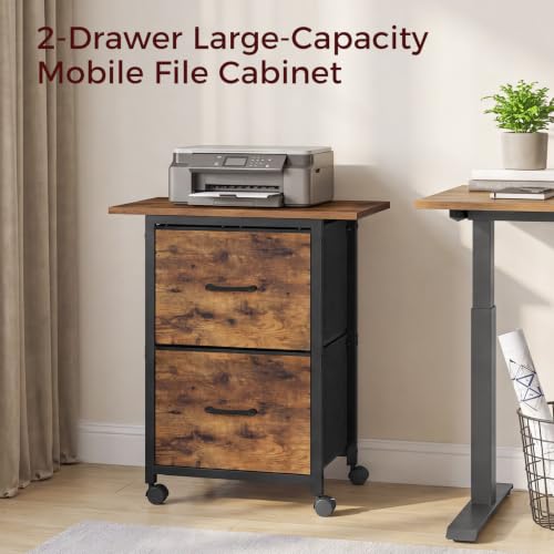 MAHANCRIS 2 Drawer File Cabinet, Vertical Filing Cabinet - Image 5