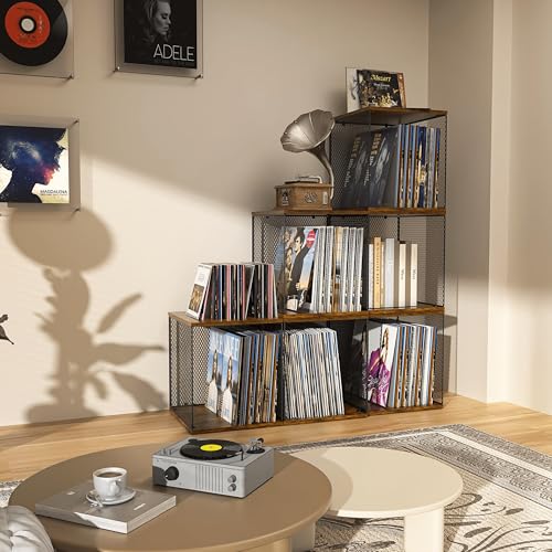 1 Cube Record Holder Vinyl Record Storage, DIY Stackable - Image 5