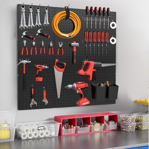FZK Peg Board Wall Organizer Kit. Heavy Duty, 82PCS | All Products - Image 7