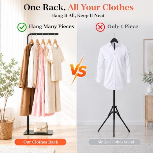 Adjustable Clothing Display 16-64in Shirt Display Stand Metal - Image 4