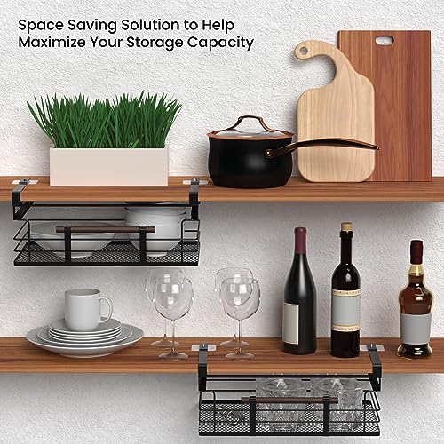 Home Zone Living Pull-Out Kitchen Cabinet Under Shelf - Image 7