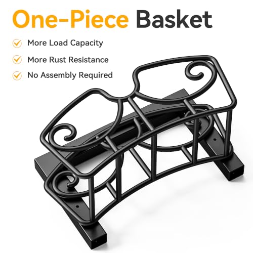 Garden Hose Holder Stand, Freestanding Metal Water Hose - Image 6