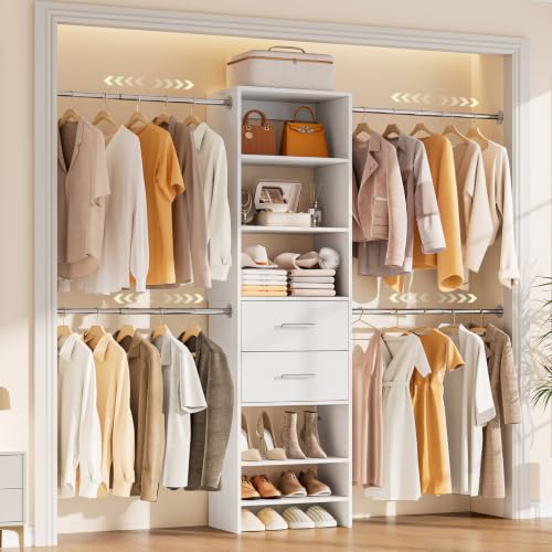 Walk-in Closet System, Wall Mounted Garment Rack - Image 2