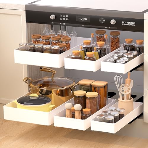 Heavy Duty Pull Out Kitchen Cabinet Organizer,ABS Material - Image 2