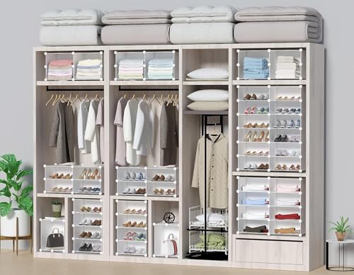 HOMIDEC Shoe Storage, 10-Tier Shoe Rack Shoe Organizer for Closet - Image 7