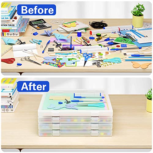 Denkee 12 x 12 Paper Storage, 4 Pack Scrapbook Paper - Image 5