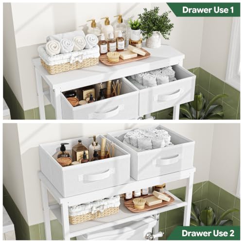 Simple Trending 2-Tier Over The Toilet Storage with 2 - Image 6