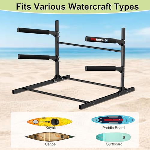 Kayak Storage Rack, Garage Stand, 100 lbs Per Tier - Image 8