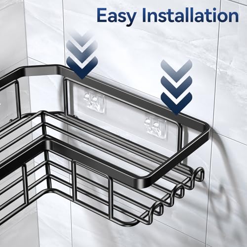YASONIC Corner Adhesive Shower Caddy, with Soap Hold | All Products - Image 6