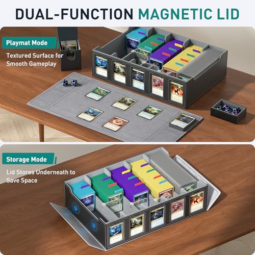 Foluck Trading Card Storage Box with Commander Display - Image 6