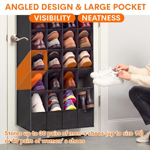Ofiray-home Over the Door Shoe Organizer, 30-40 Pairs - Image 4