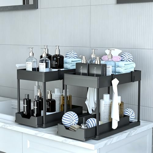 DEKAVA Under Sink Organizer 2 Pack, Bathroom Cabinet | Home Organizati - Image 4