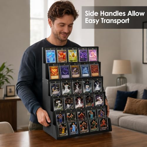 Detachable 6-Tier Card Display Stand Case&Shelf With Cards - Image 7