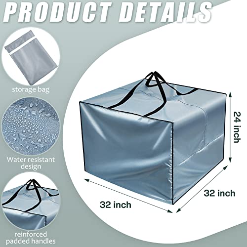 Patelai 2 Pcs Outdoor Cushion Storage Bags with Zipper - Image 4