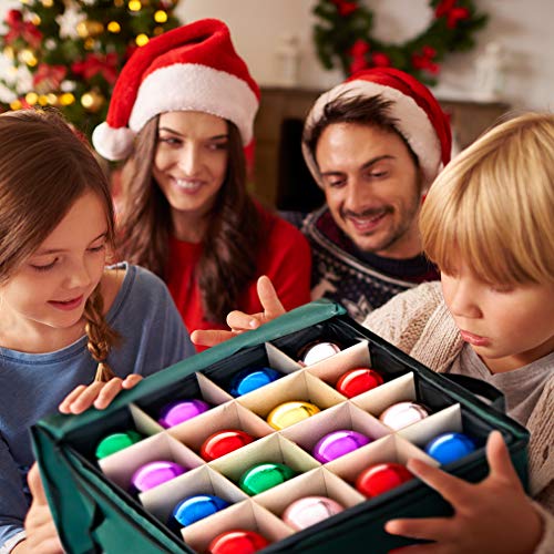 Christmas Ornament Storage Box, Organizer Holds Up to 48 - Image 3